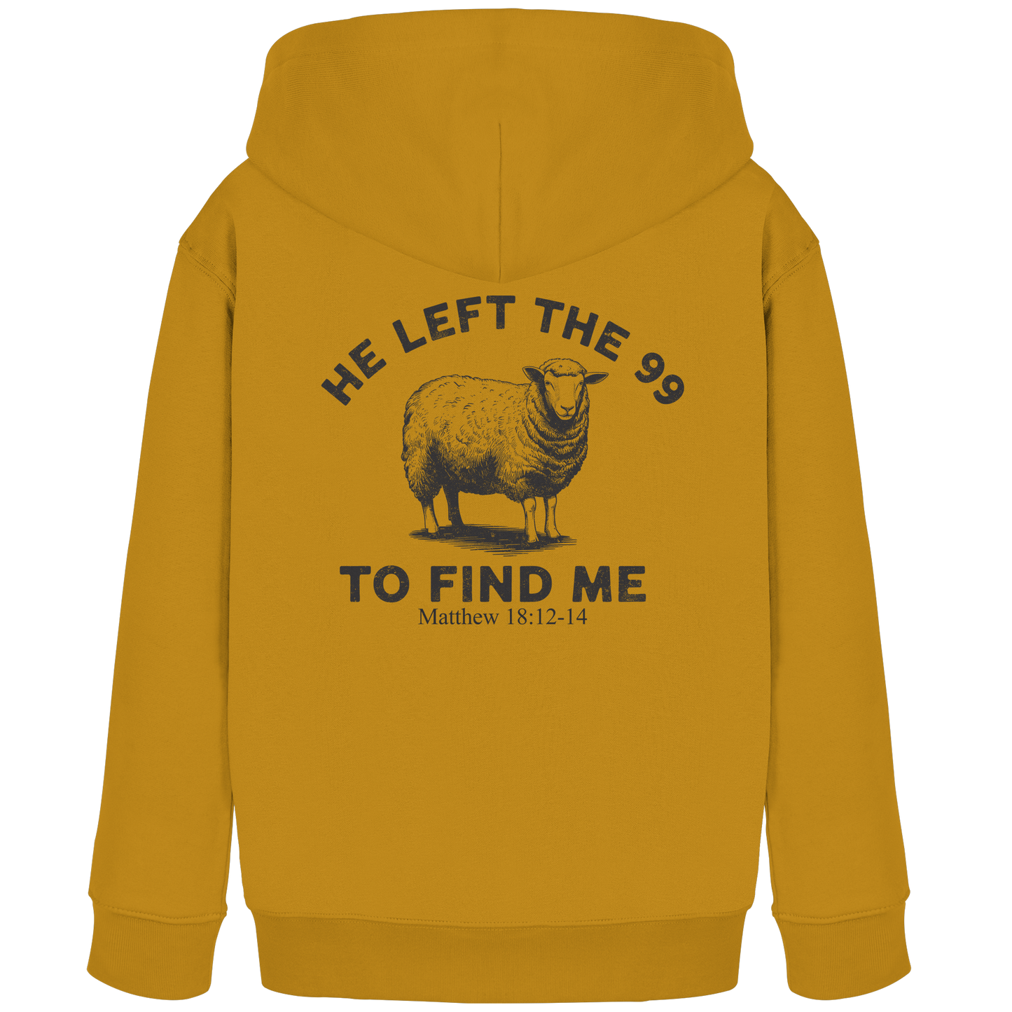 He Left the 99 to Find Me | Persönliches Glaubensbekenntnis - Kids Organic Hoodie