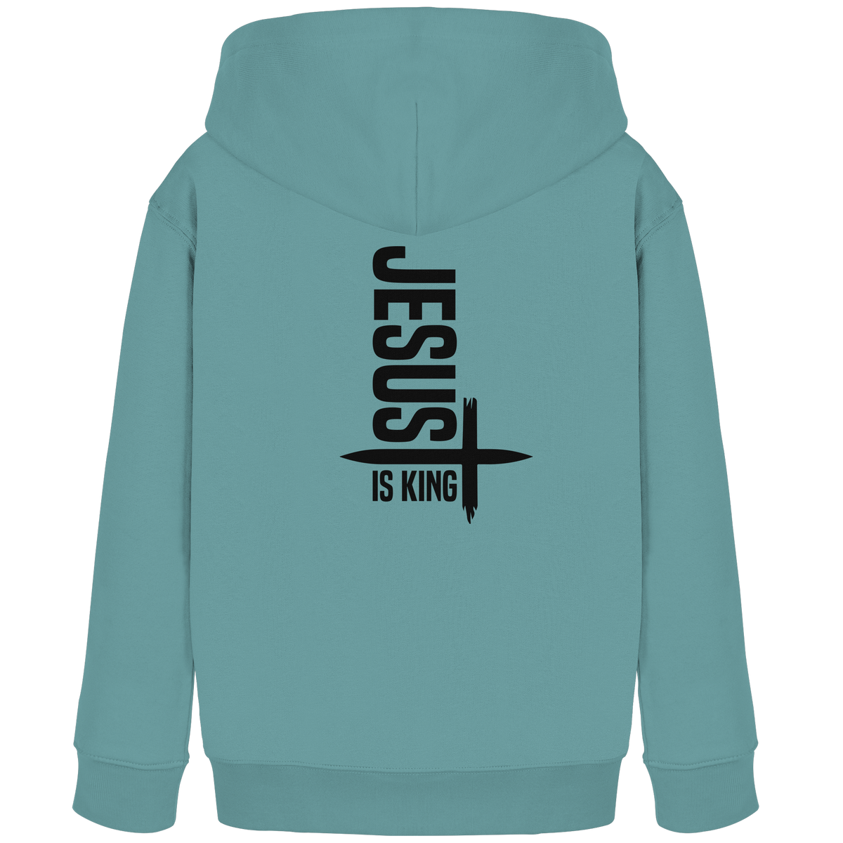 Jesus is King | Ein Statement des Glaubens - Kids Organic Hoodie