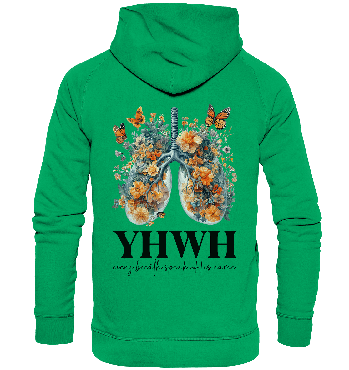 Every Breath Speak His Name – Leben, das Lobpreis atmet | Christliche Kleidung - Kids Premium Hoodie