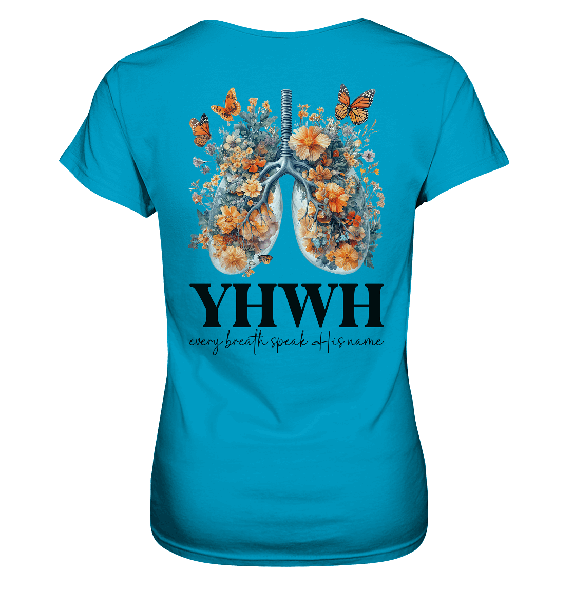 Every Breath Speak His Name – Leben, das Lobpreis atmet | Christliche Kleidung - Ladies Premium Shirt
