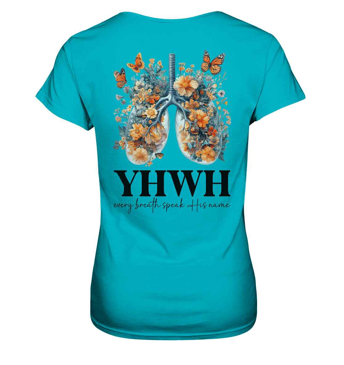 Every Breath Speak His Name – Leben, das Lobpreis atmet | Christliche Kleidung - Ladies Premium Shirt