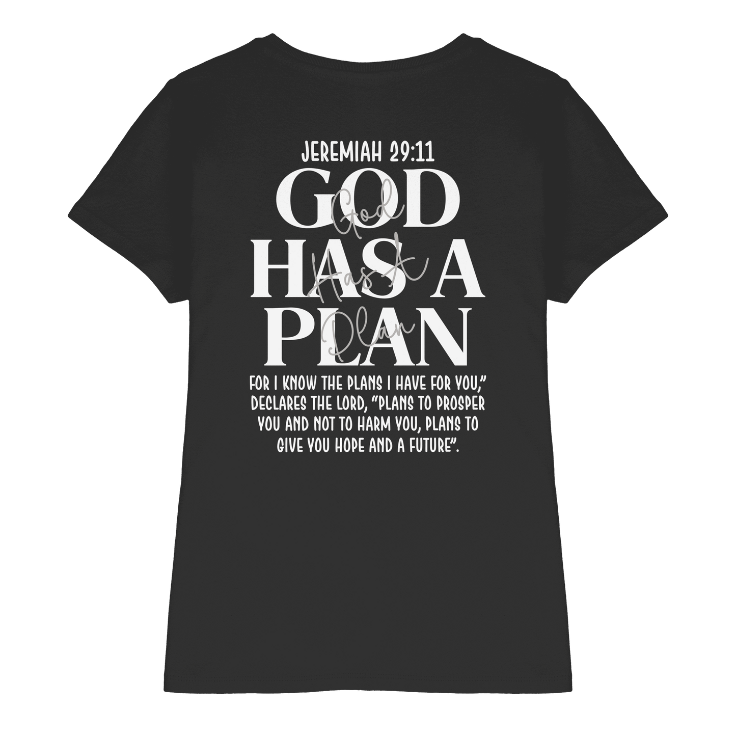 Jeremiah 29:11 – God Has a Plan | Christliches Design - Ladies Premium Shirt
