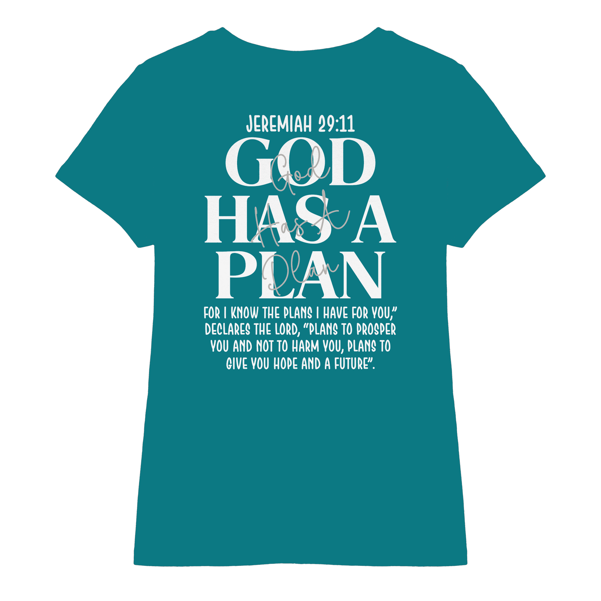 Jeremiah 29:11 – God Has a Plan | Christliches Design - Ladies Premium Shirt