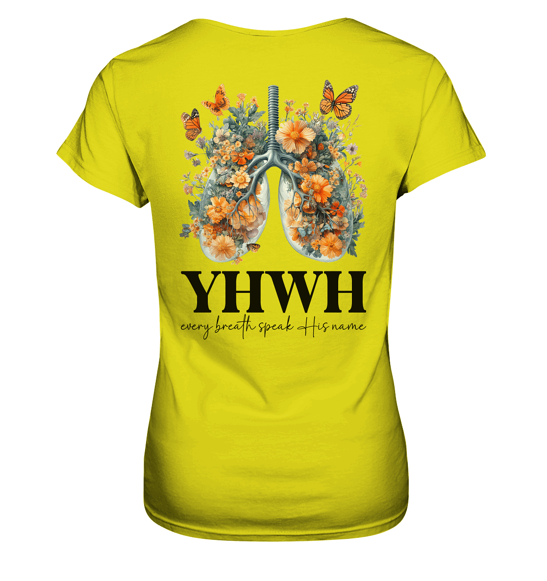 Every Breath Speak His Name – Leben, das Lobpreis atmet | Christliche Kleidung - Ladies Premium Shirt