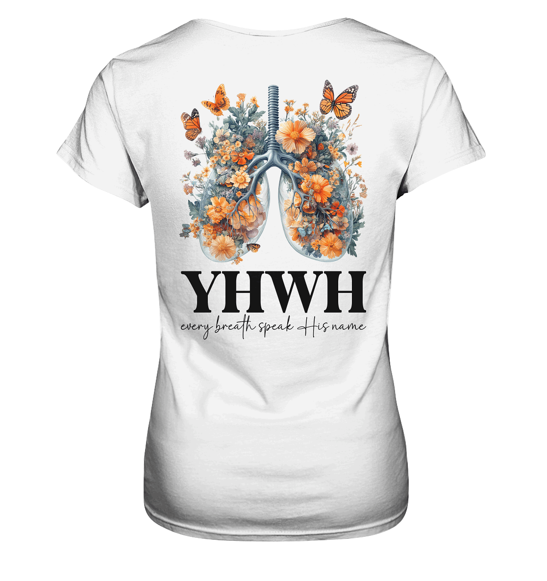 Every Breath Speak His Name – Leben, das Lobpreis atmet | Christliche Kleidung - Ladies Premium Shirt