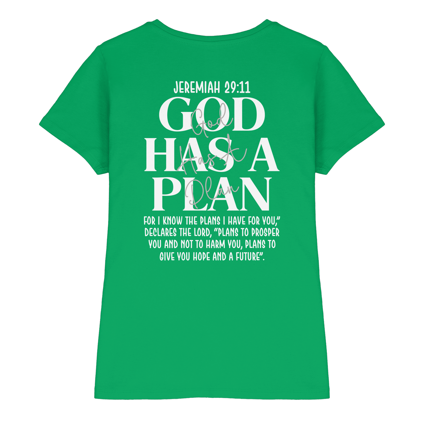 Jeremiah 29:11 – God Has a Plan | Christliches Design - Ladies Premium Shirt