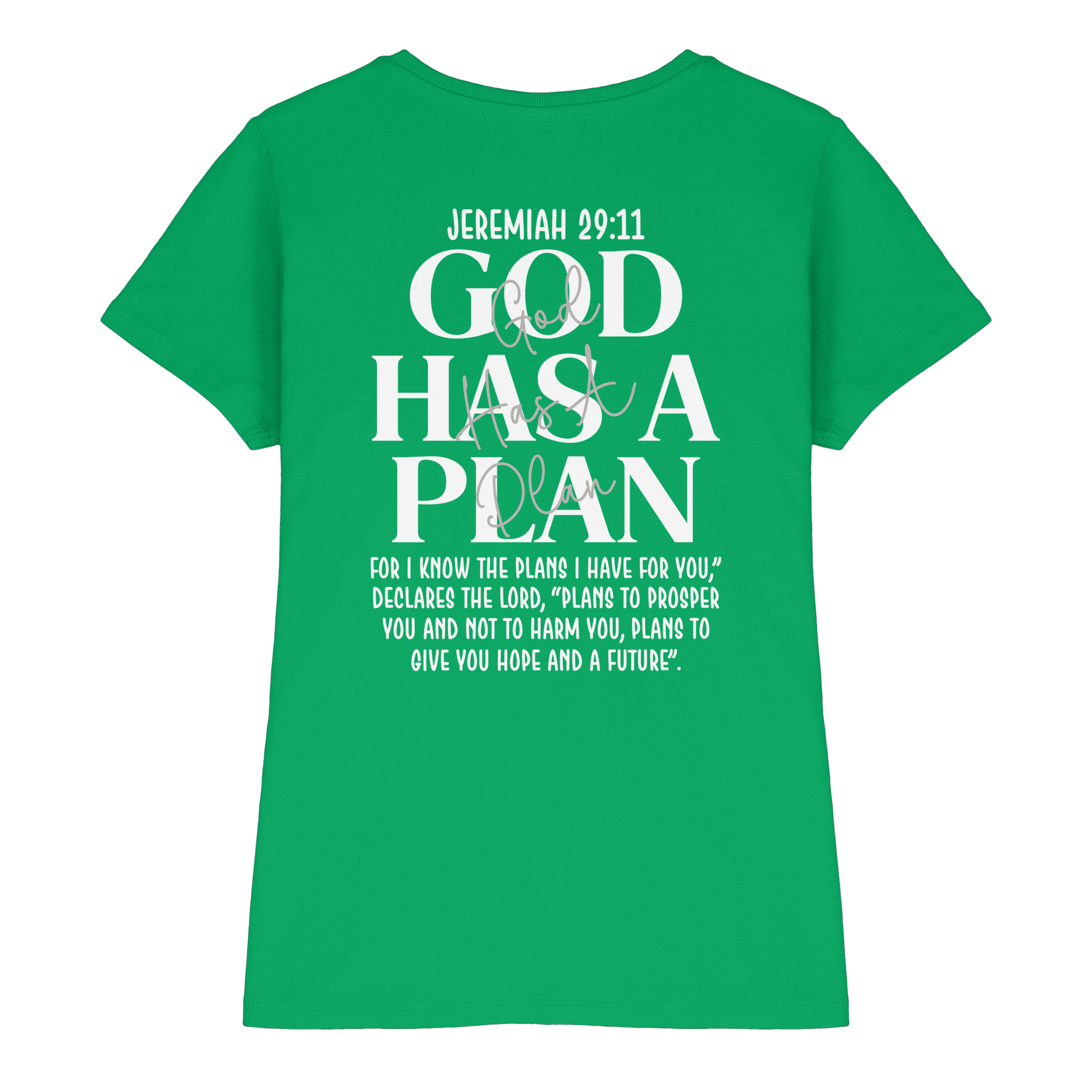 Jeremiah 29:11 – God Has a Plan | Christliches Design - Ladies Premium Shirt