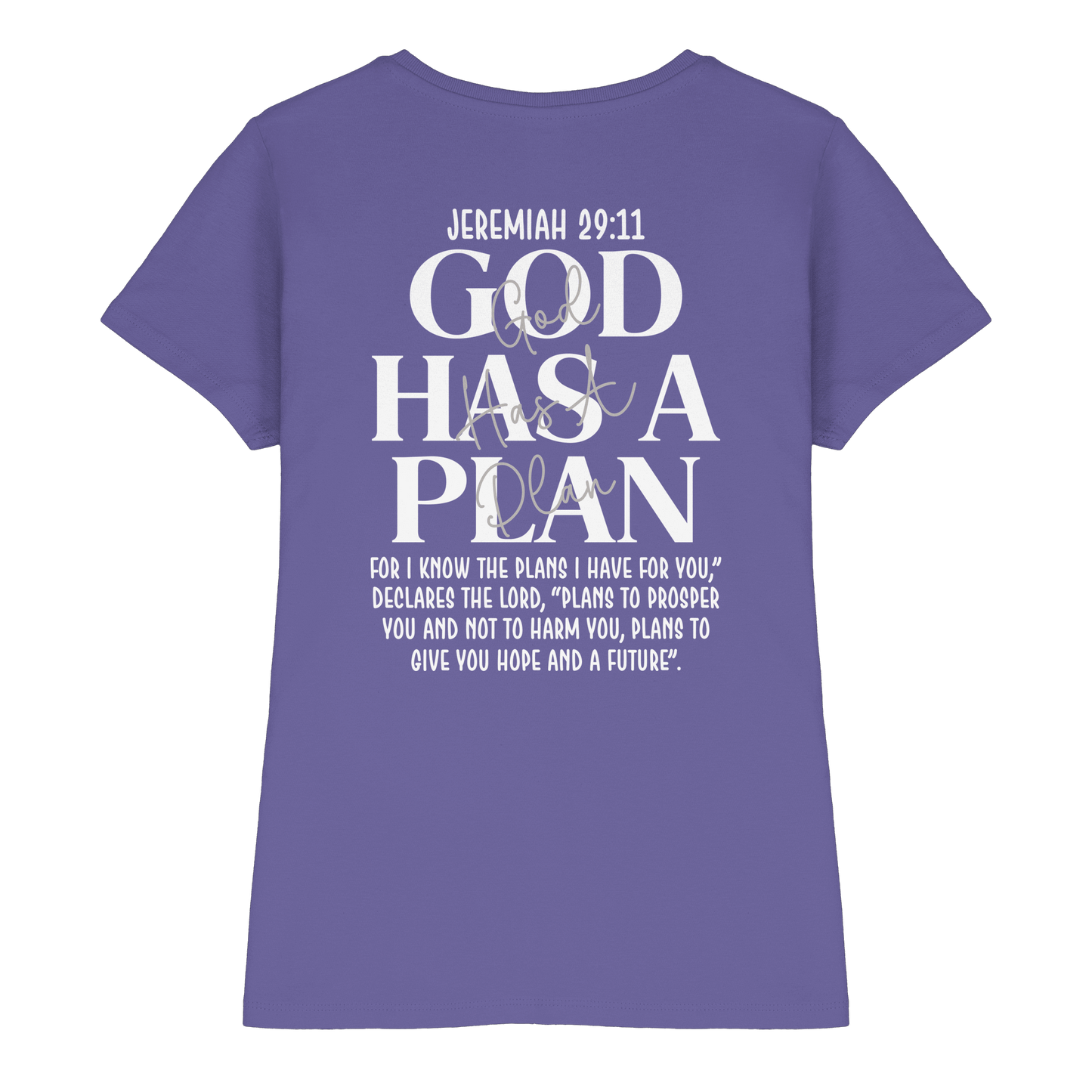 Jeremiah 29:11 – God Has a Plan | Christliches Design - Ladies Premium Shirt