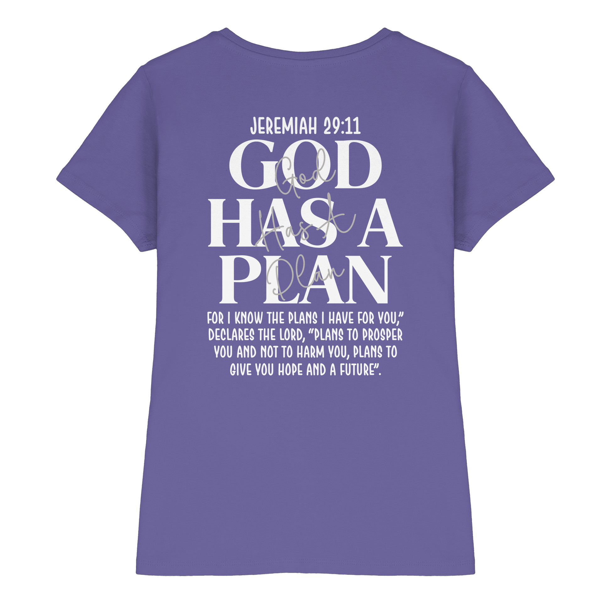 Jeremiah 29:11 – God Has a Plan | Christliches Design - Ladies Premium Shirt