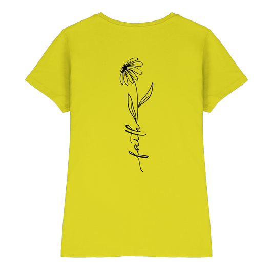 Faith – Glaube, der aufblüht - Ladies Premium Shirt