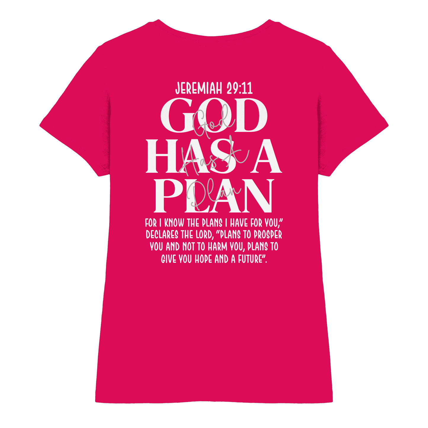 Jeremiah 29:11 – God Has a Plan | Christliches Design - Ladies Premium Shirt