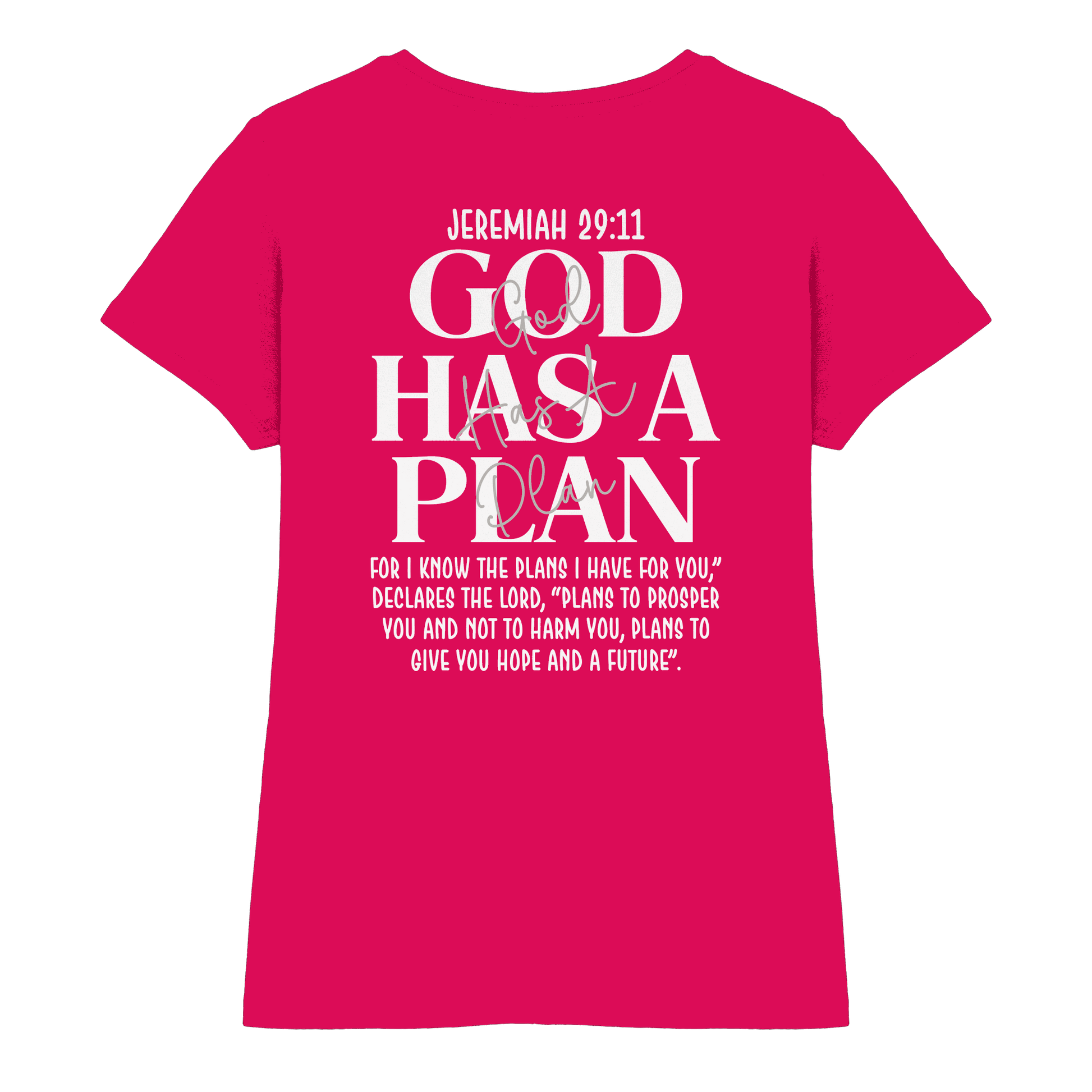 Jeremiah 29:11 – God Has a Plan | Christliches Design - Ladies Premium Shirt