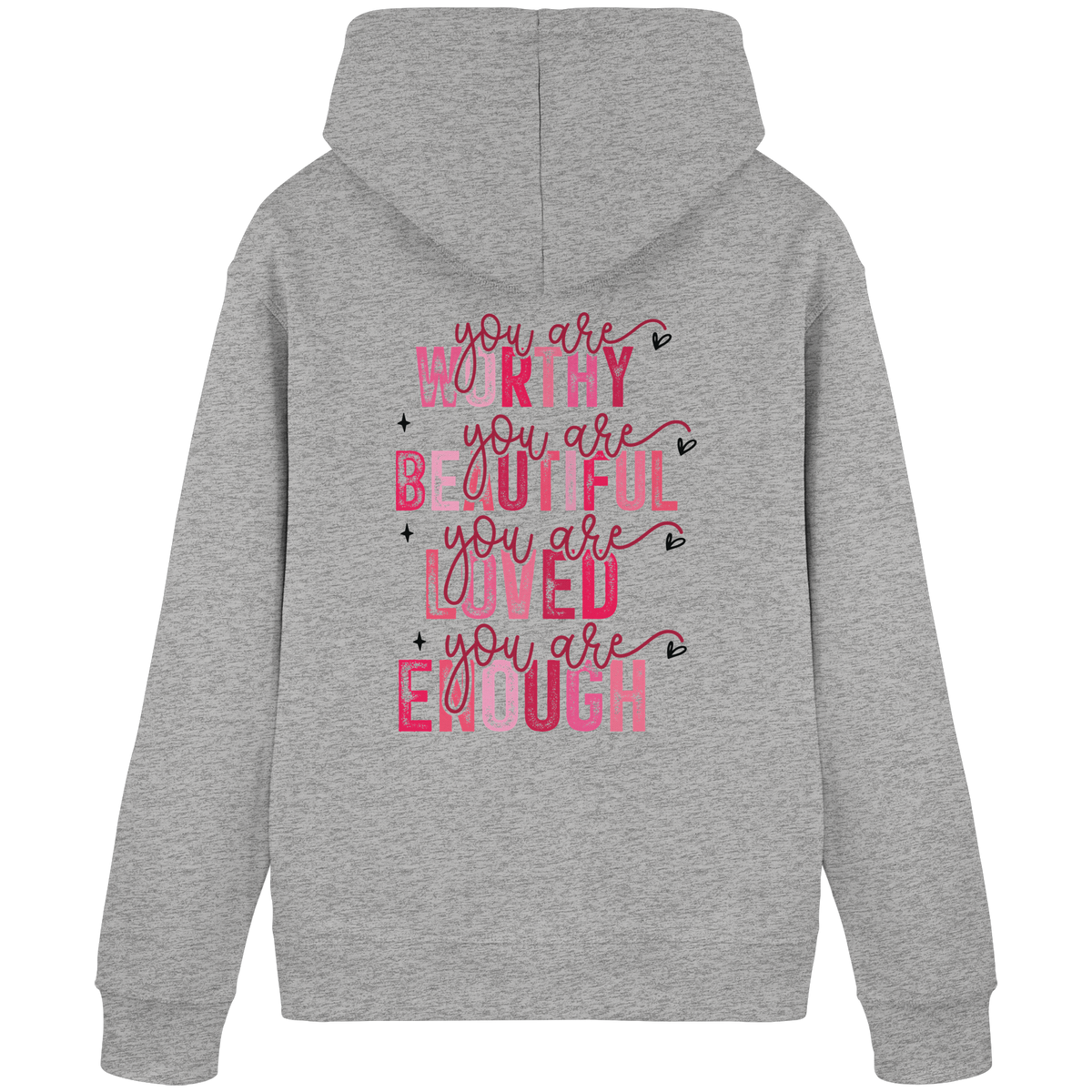 Du bist wertvoll – Eine Erinnerung an die Wahrheit - Organic Basic Hoodie