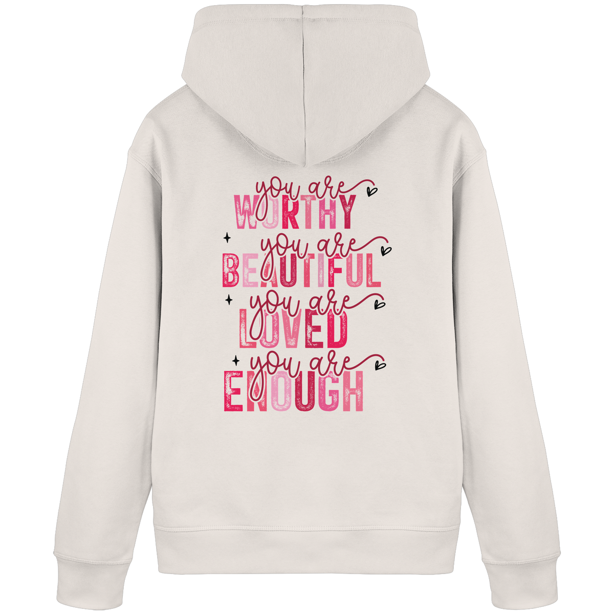 Du bist wertvoll – Eine Erinnerung an die Wahrheit - Organic Basic Hoodie