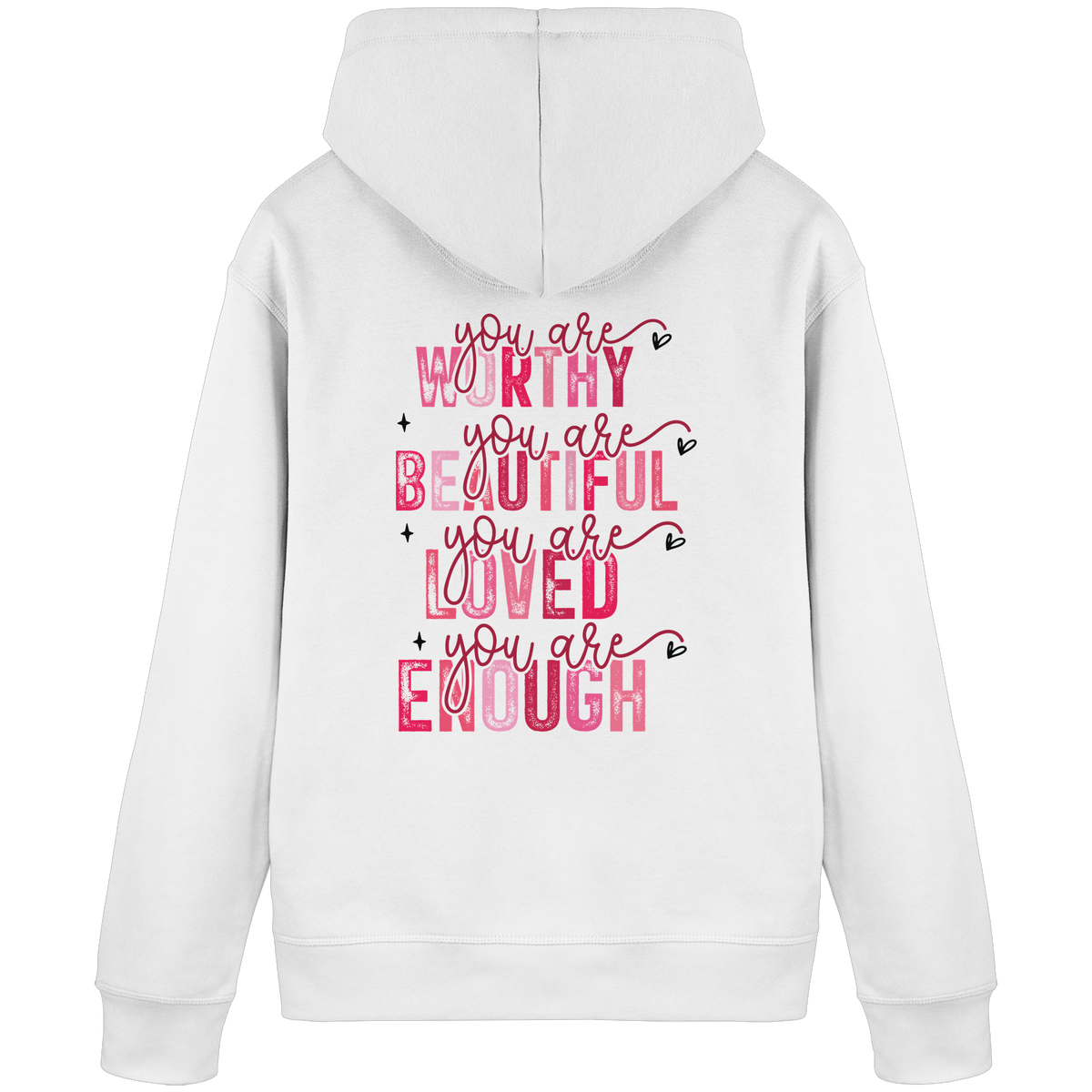 Du bist wertvoll – Eine Erinnerung an die Wahrheit - Organic Basic Hoodie