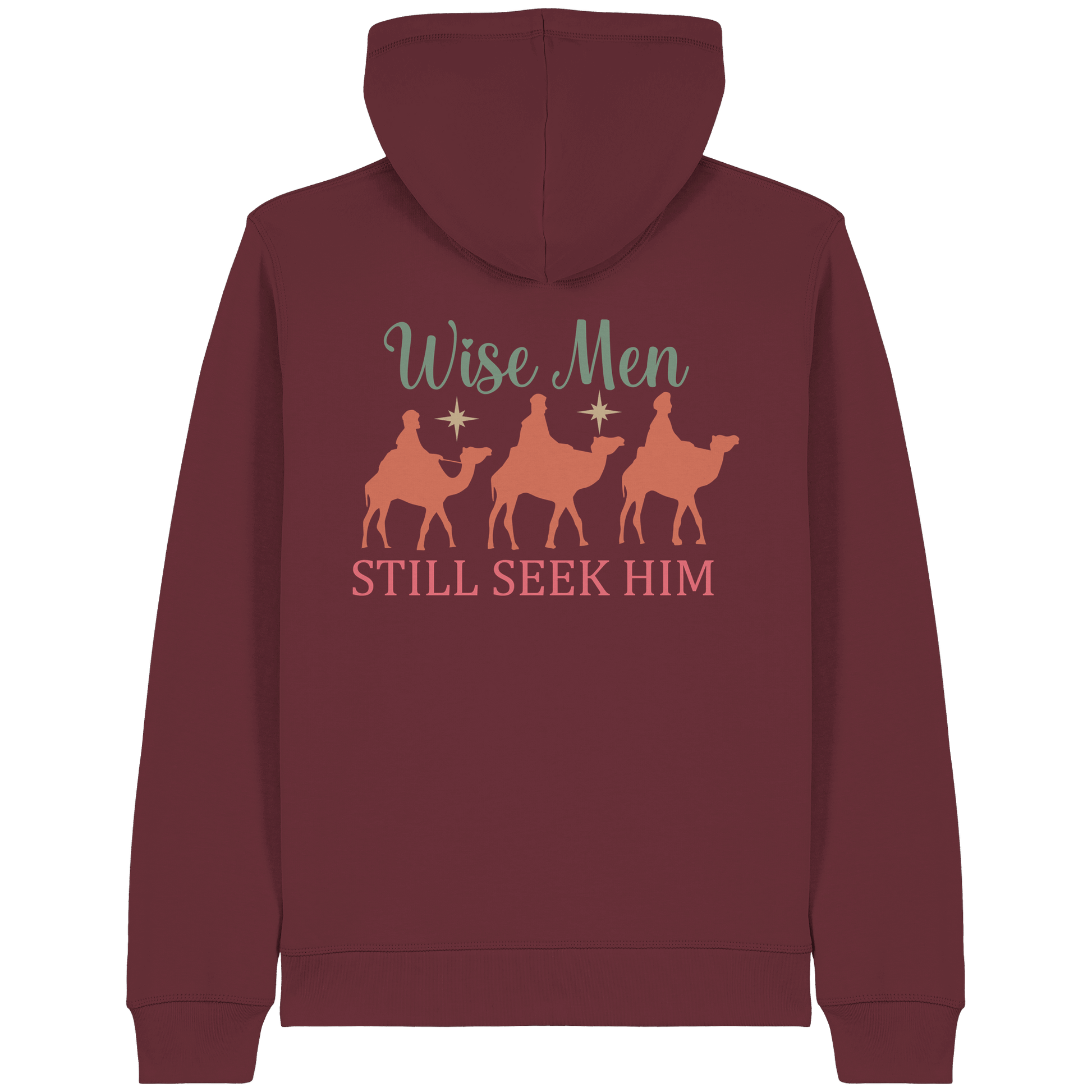 Weise Männer suchen ihn noch immer | Christliches Design mit den 3 Weisen - Organic Lightweight Zipper