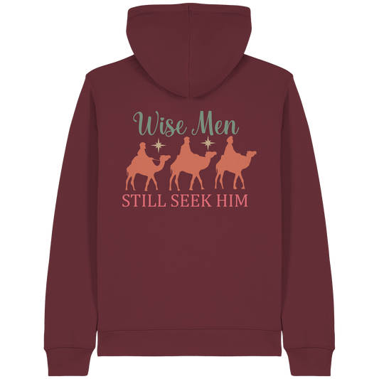 Weise Männer suchen ihn noch immer | Christliches Design mit den 3 Weisen - Organic Lightweight Zipper