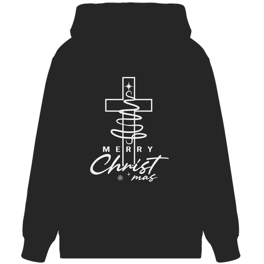 Kreuz und Christbaum – Merry Christ*mas Design - Organic Zipper