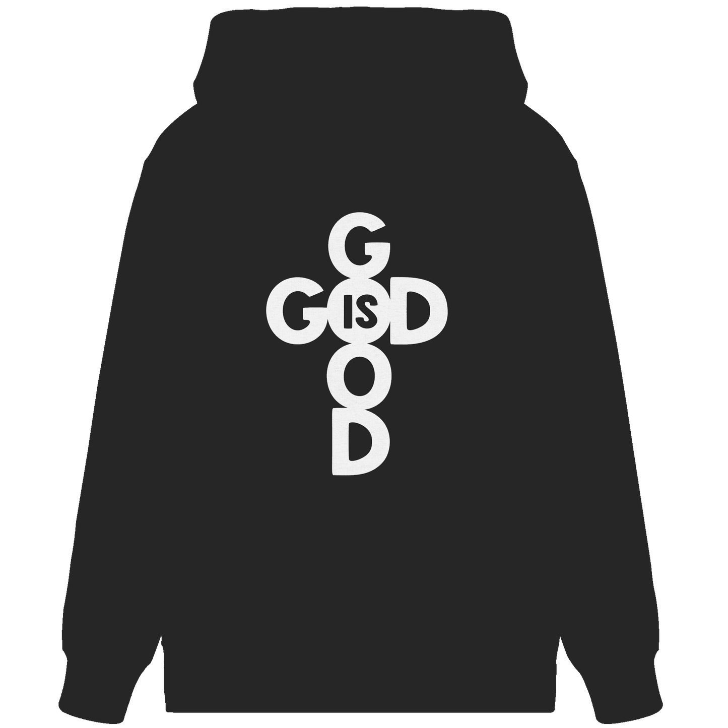 God is Good | Christliche Kleidung & Geschenke im Kreuz-Design - Organic Zipper