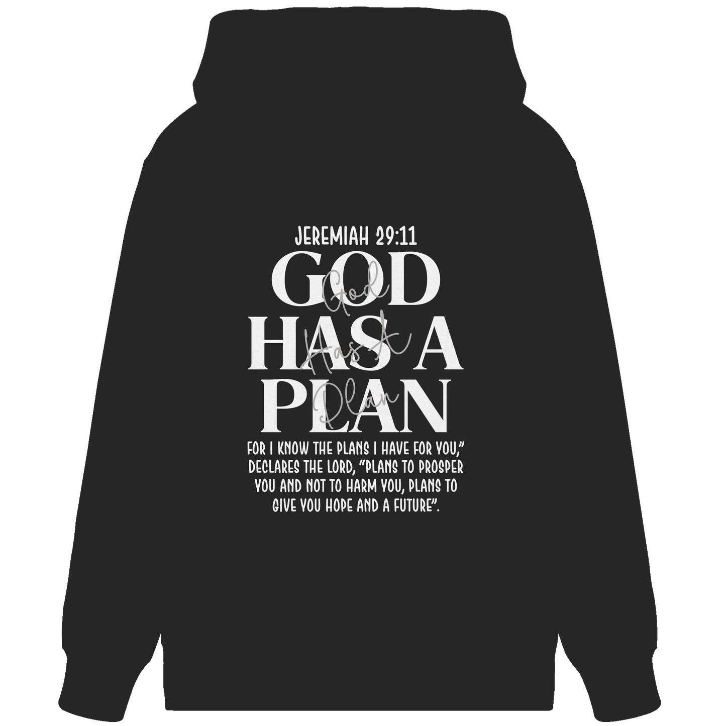 Jeremiah 29:11 – God Has a Plan | Christliches Design - Organic Zipper