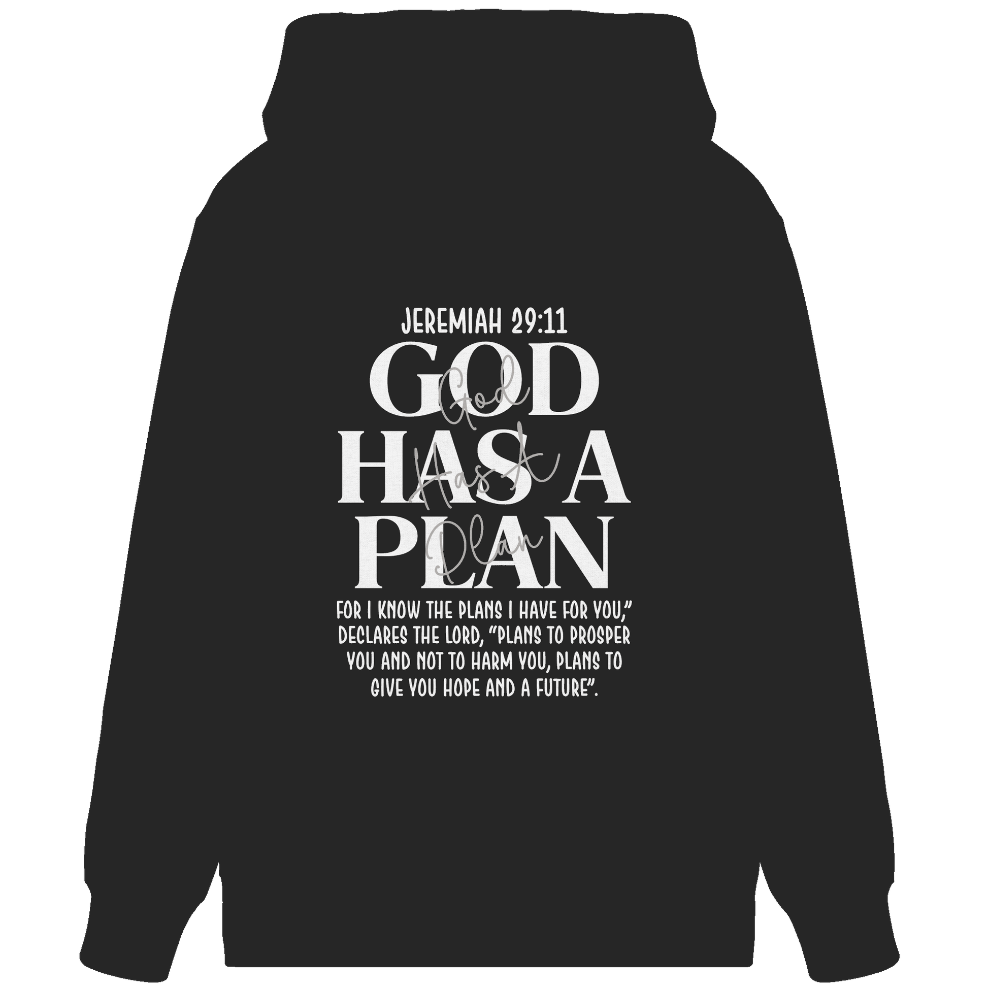 Jeremiah 29:11 – God Has a Plan | Christliches Design - Organic Zipper