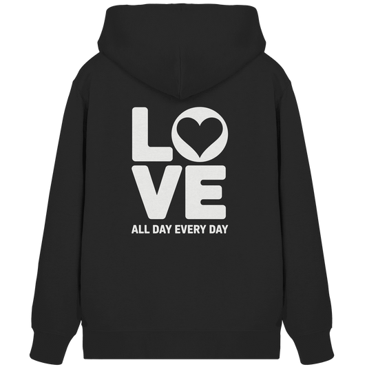 Love All Day Every Day | Love Design - Organic Zipper