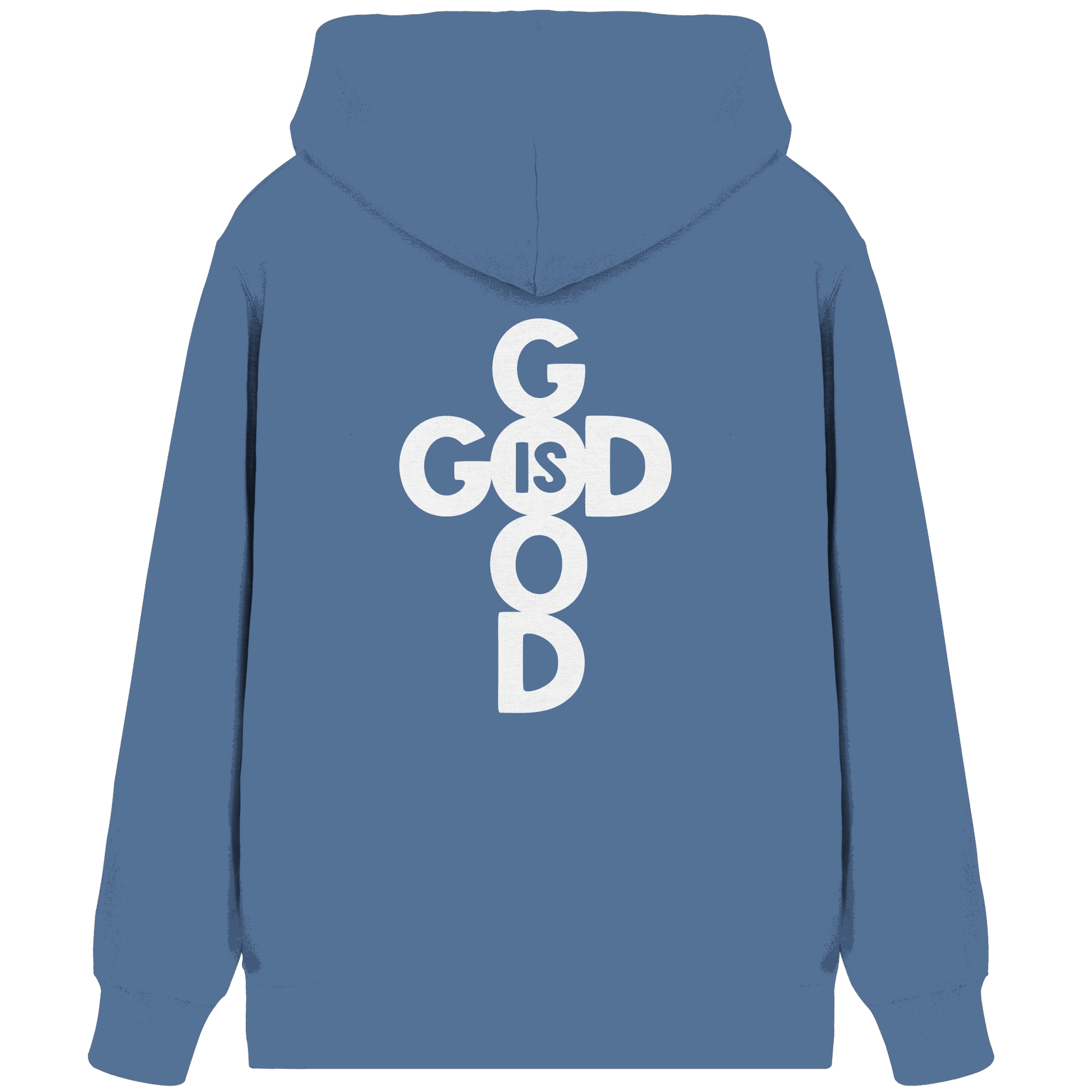 God is Good | Christliche Kleidung & Geschenke im Kreuz-Design - Organic Zipper