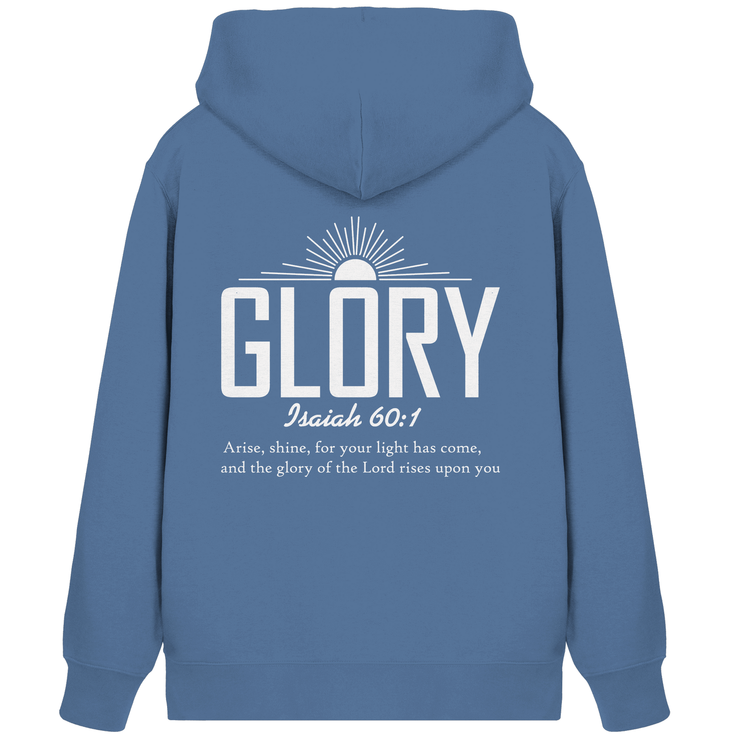 Isaiah 60:1 – Glory | Christliches Design mit Bibelvers - Organic Zipper