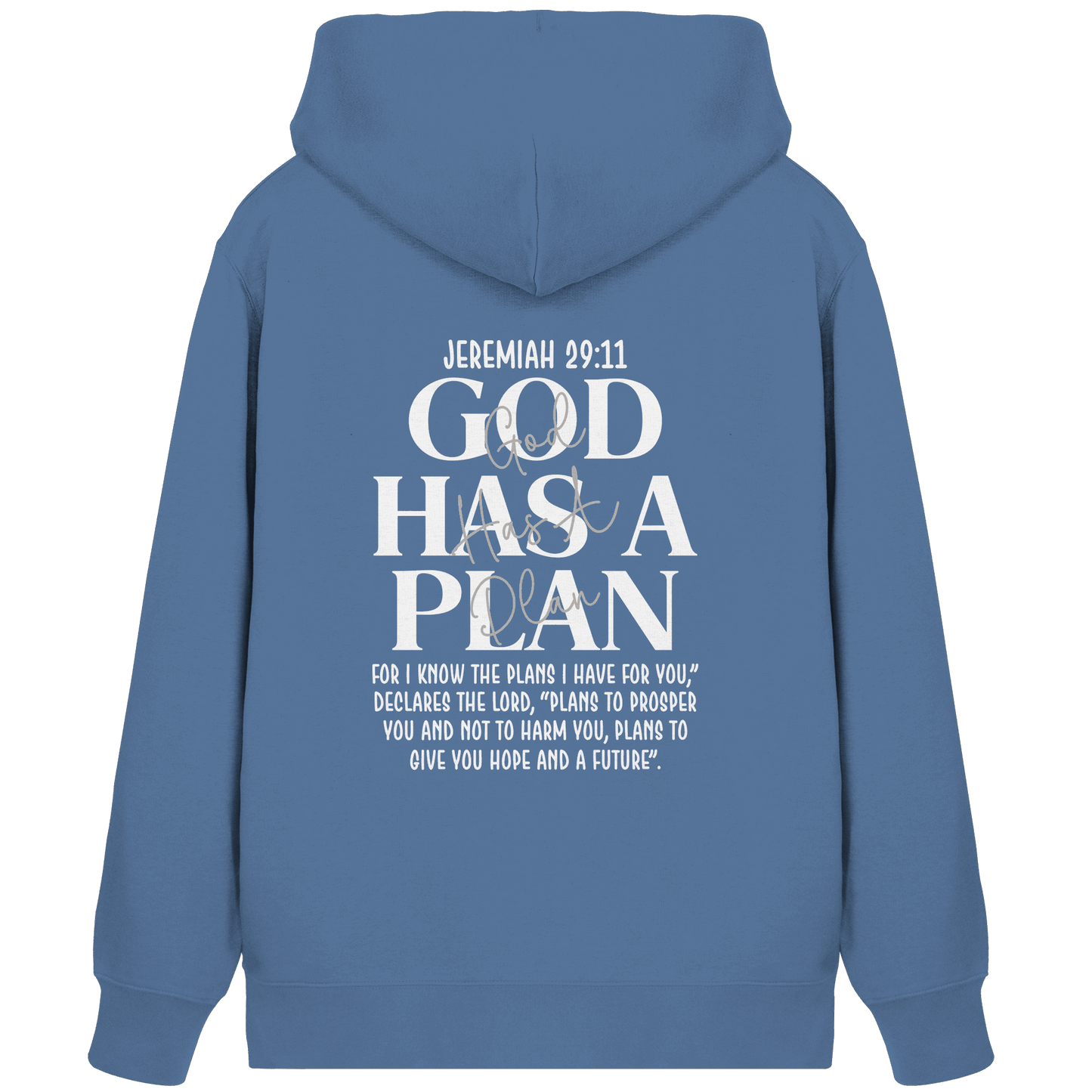Jeremiah 29:11 – God Has a Plan | Christliches Design - Organic Zipper