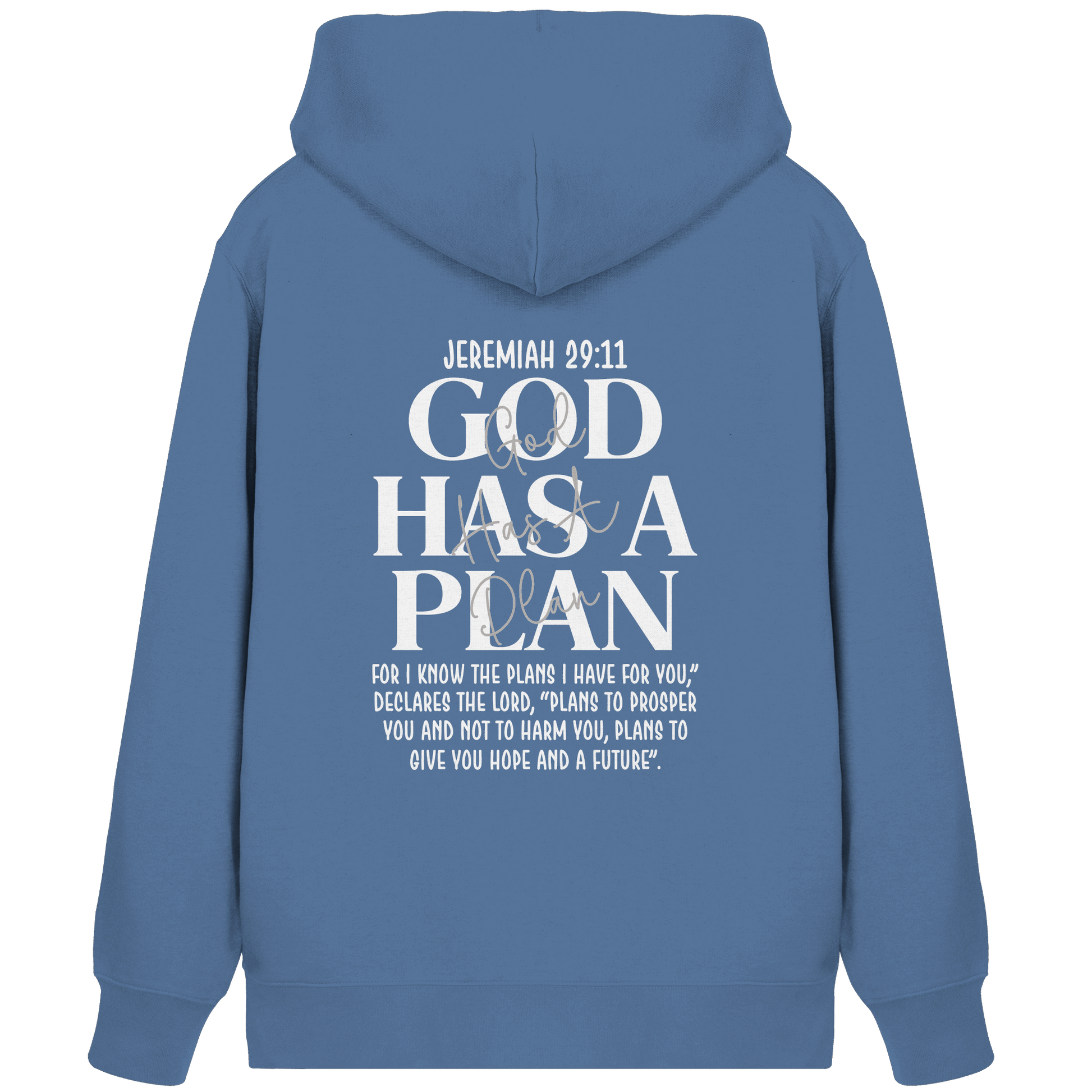 Jeremiah 29:11 – God Has a Plan | Christliches Design - Organic Zipper