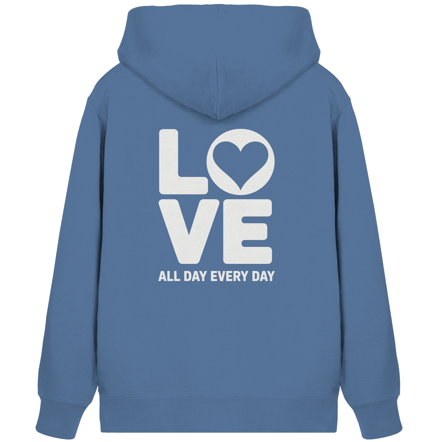 Love All Day Every Day | Love Design - Organic Zipper