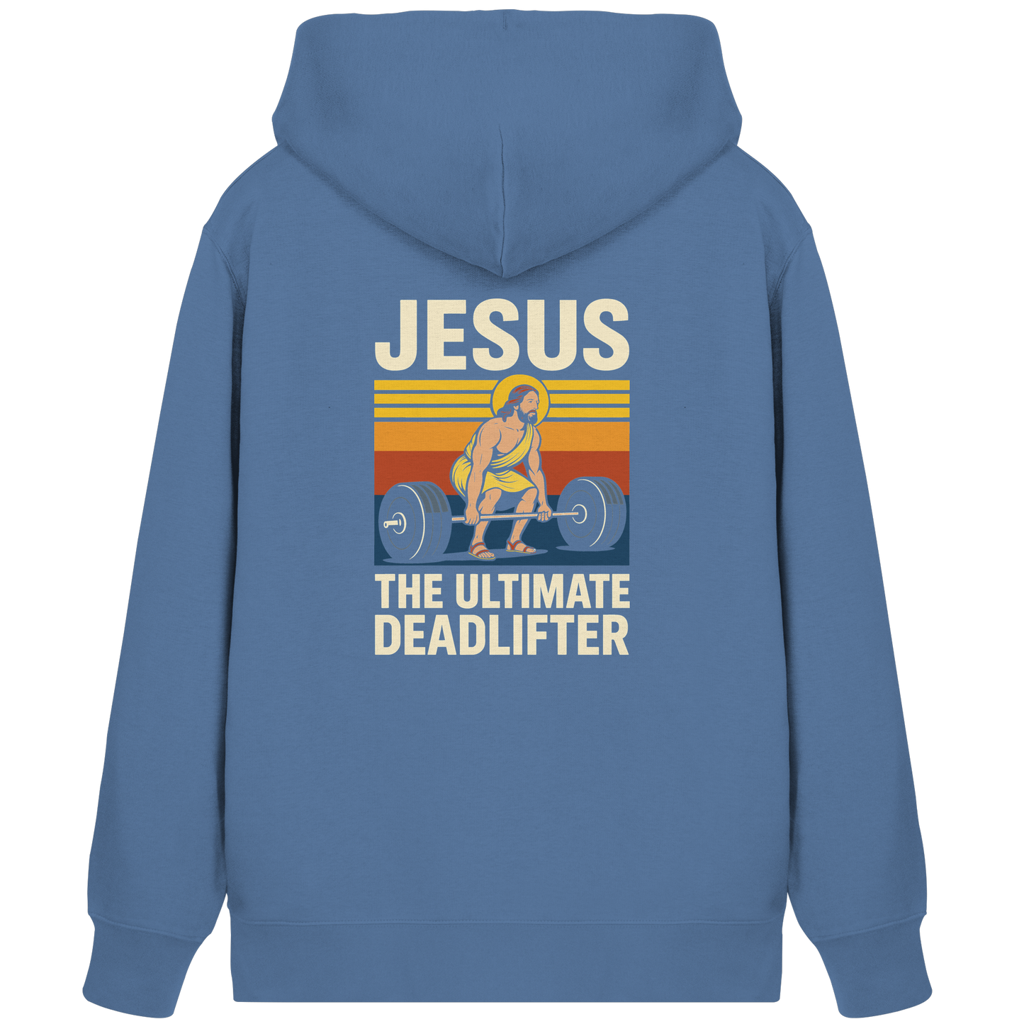 Jesus Deadlifter – Jesus the Ultimate Deadlifter | Christliches Fitness Design - Organic Zipper