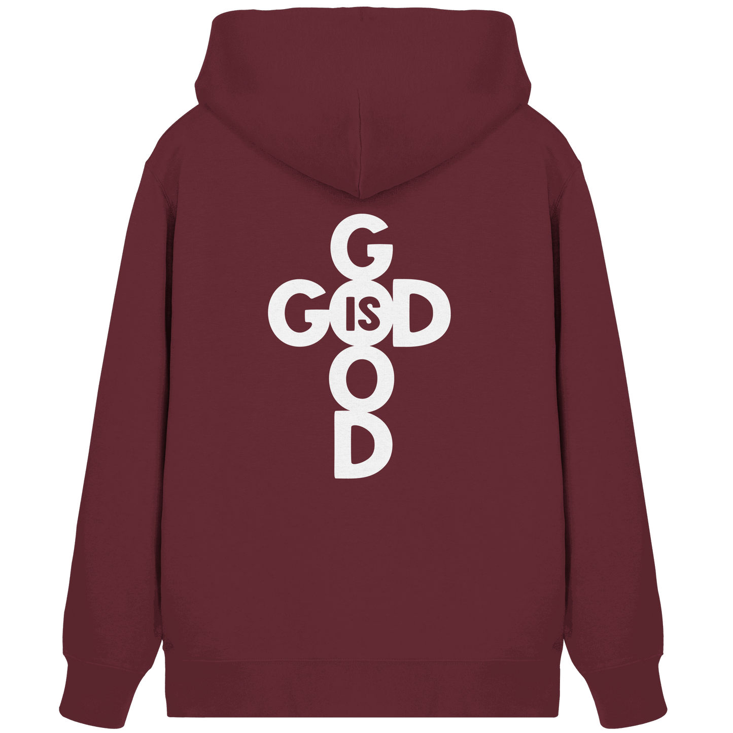 God is Good | Christliche Kleidung & Geschenke im Kreuz-Design - Organic Zipper