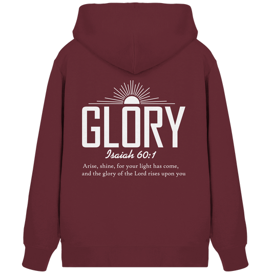 Isaiah 60:1 – Glory | Christliches Design mit Bibelvers - Organic Zipper