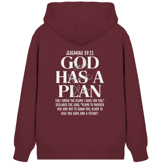 Jeremiah 29:11 – God Has a Plan | Christliches Design - Organic Zipper