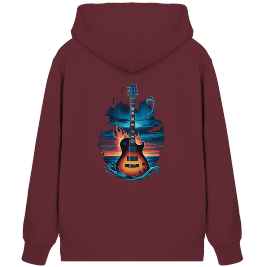 Fire & Water Guitar – Künstlerisches Gitarren Design für Musiker & Worshipper - Organic Zipper
