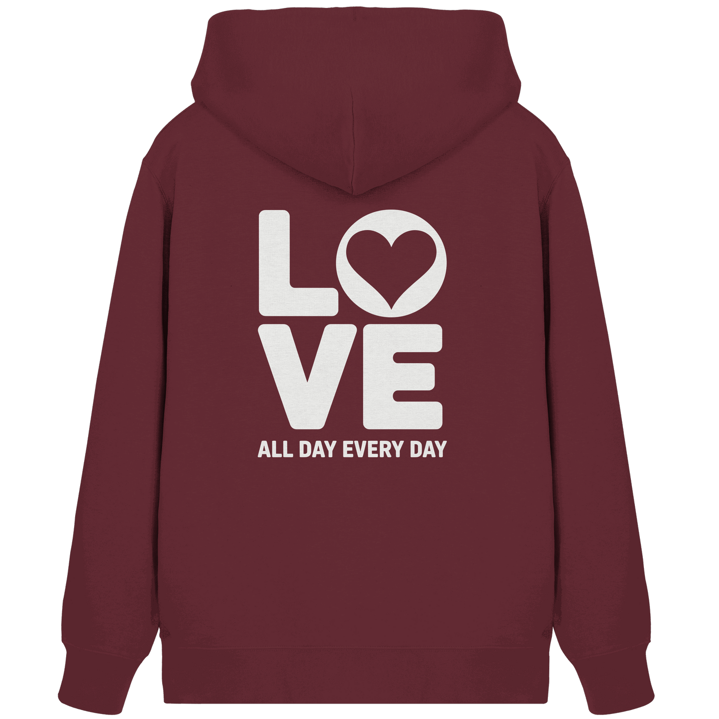 Love All Day Every Day | Love Design - Organic Zipper