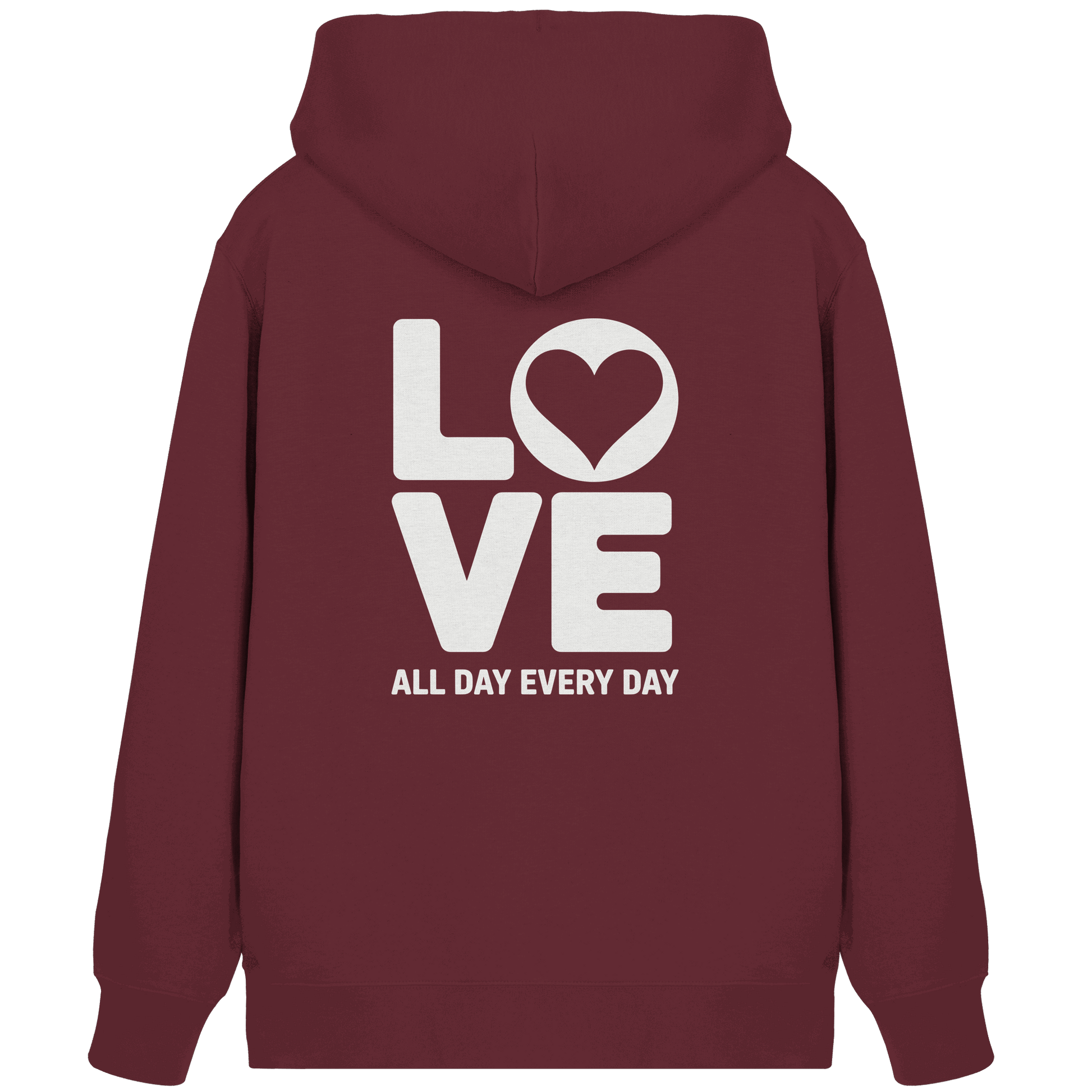 Love All Day Every Day | Love Design - Organic Zipper