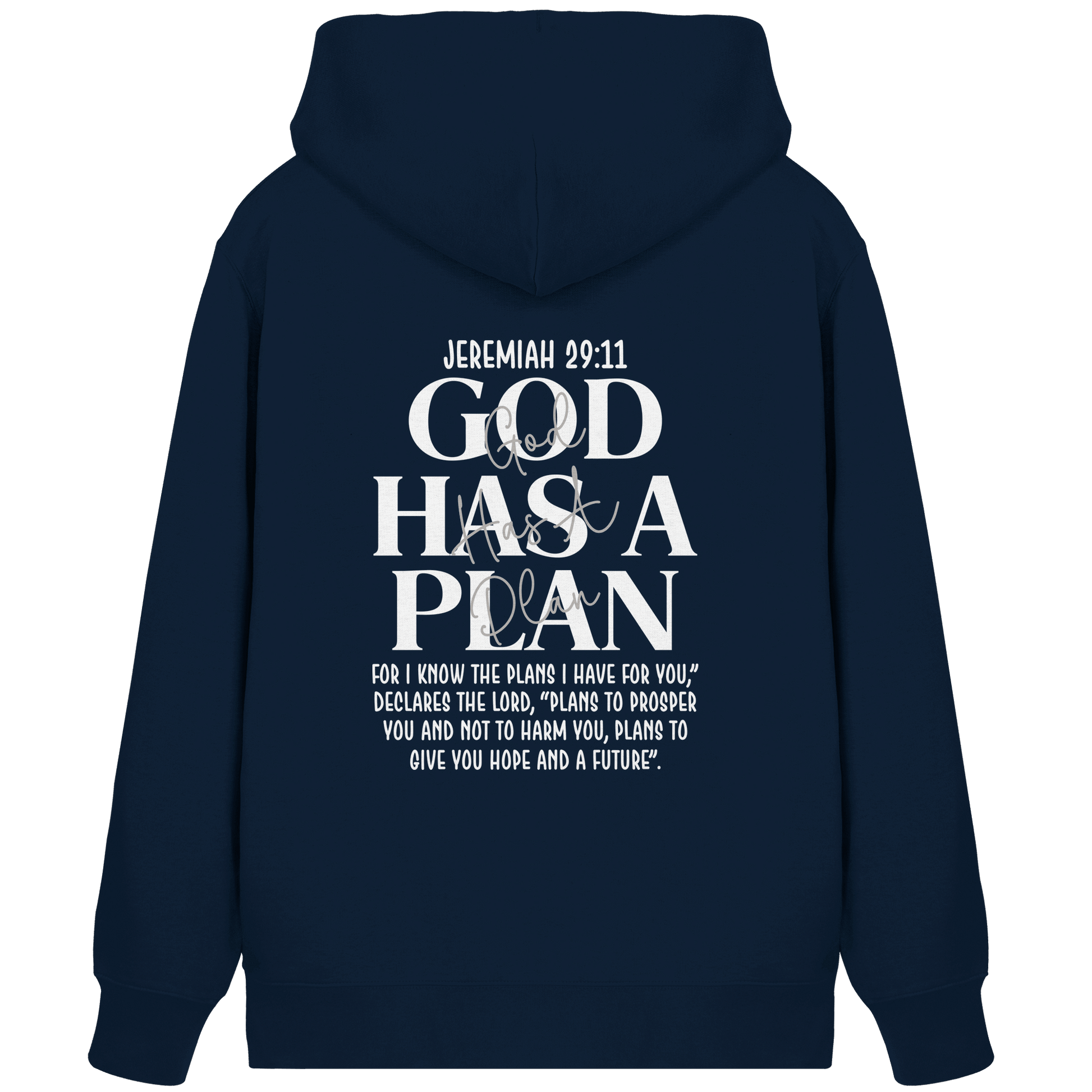 Jeremiah 29:11 – God Has a Plan | Christliches Design - Organic Zipper
