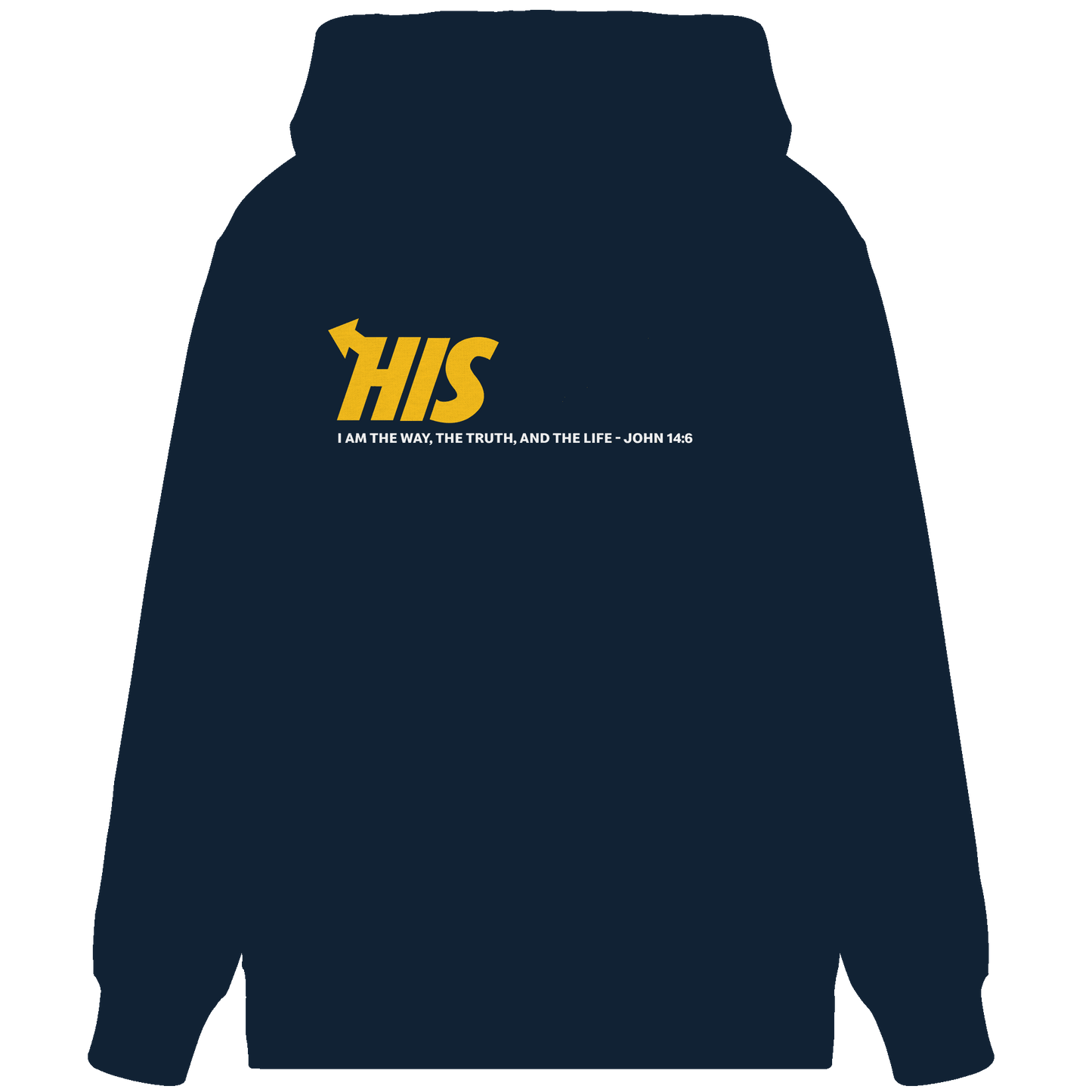 His Way – John 14:6 | Christliches Statement Design mit Johannes 14,6 - Organic Zipper