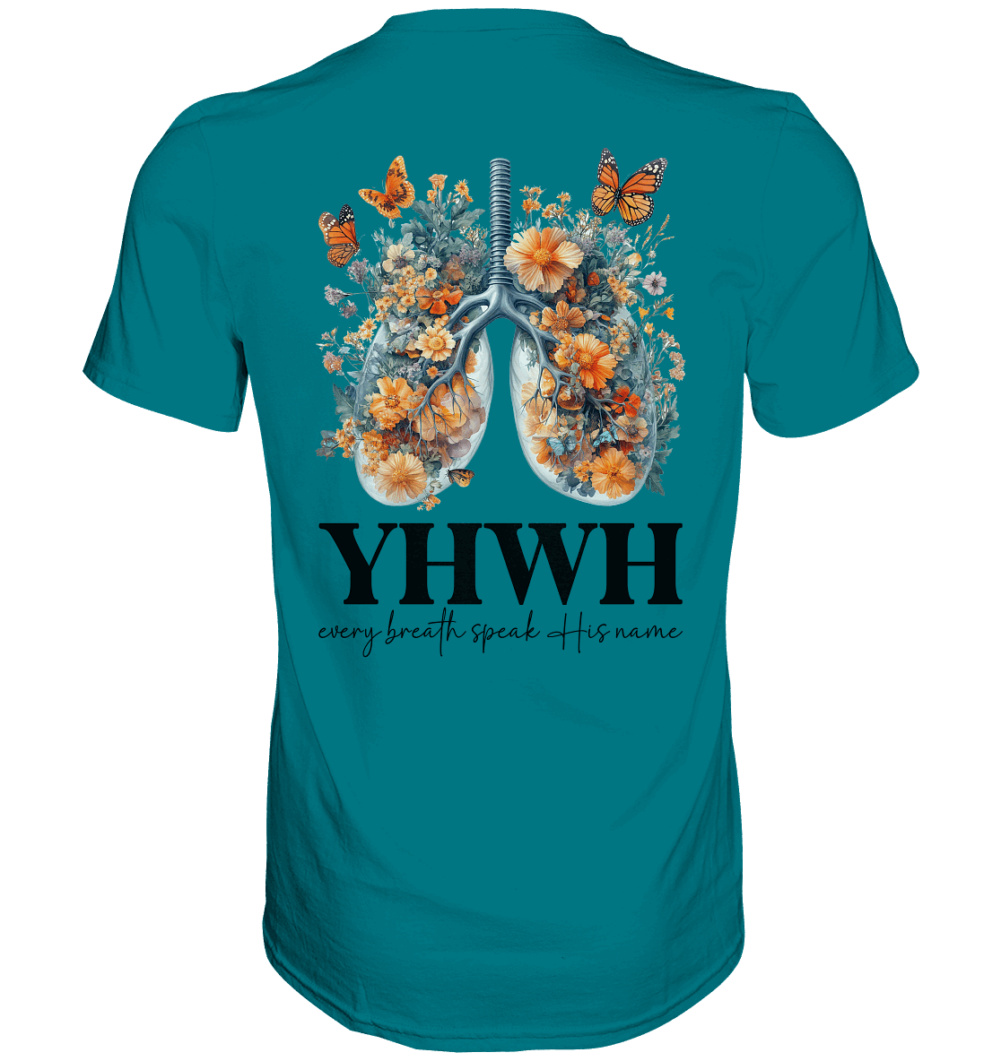 Every Breath Speak His Name – Leben, das Lobpreis atmet | Christliche Kleidung - Premium Shirt