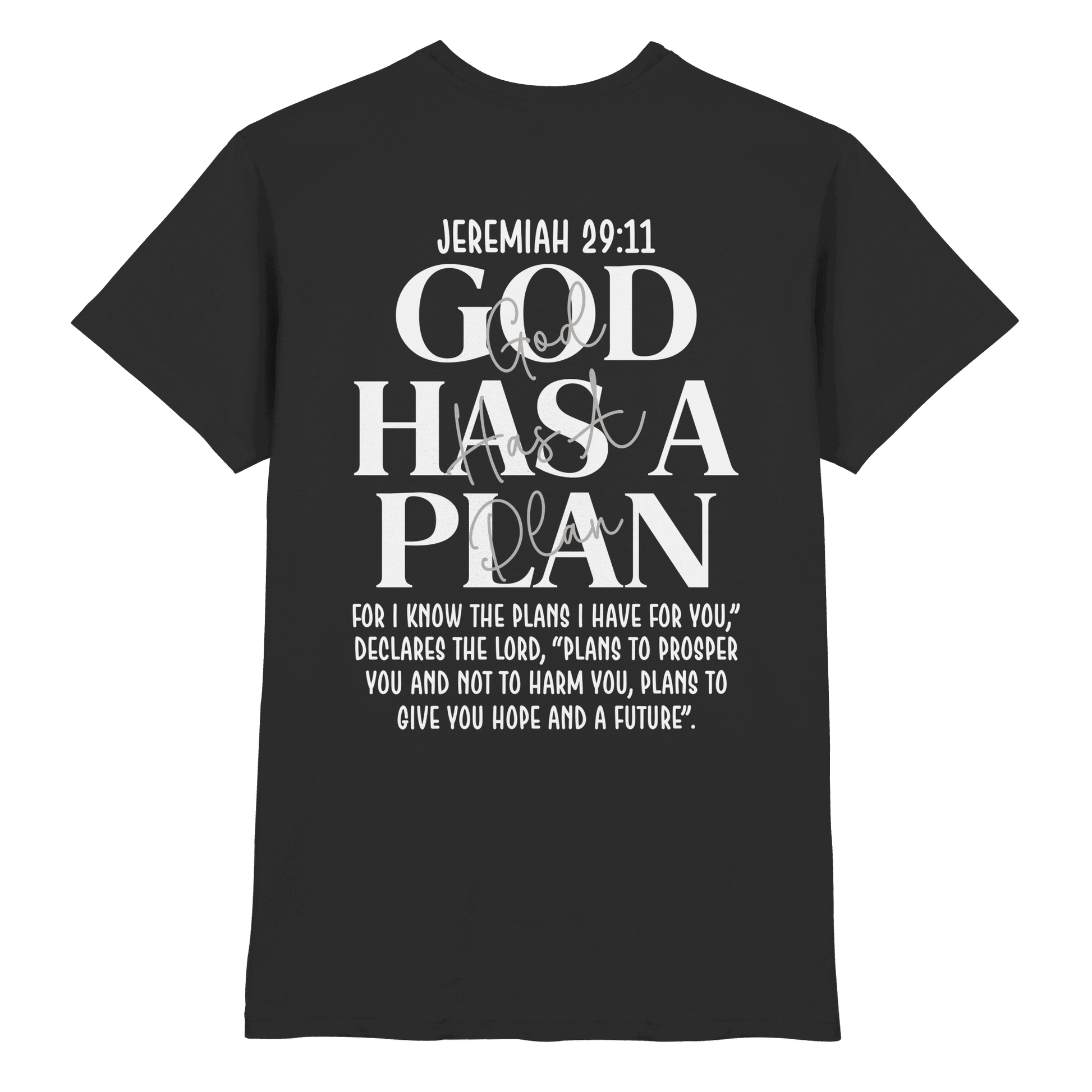 Jeremiah 29:11 – God Has a Plan | Christliches Design - Premium Shirt