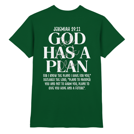 Jeremiah 29:11 – God Has a Plan | Christliches Design - Premium Shirt - GfoitMa