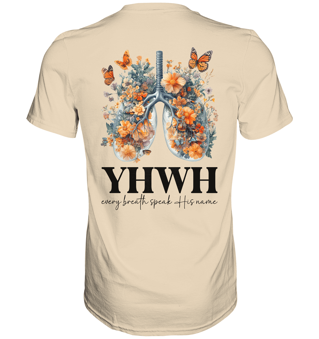 Every Breath Speak His Name – Leben, das Lobpreis atmet | Christliche Kleidung - Premium Shirt