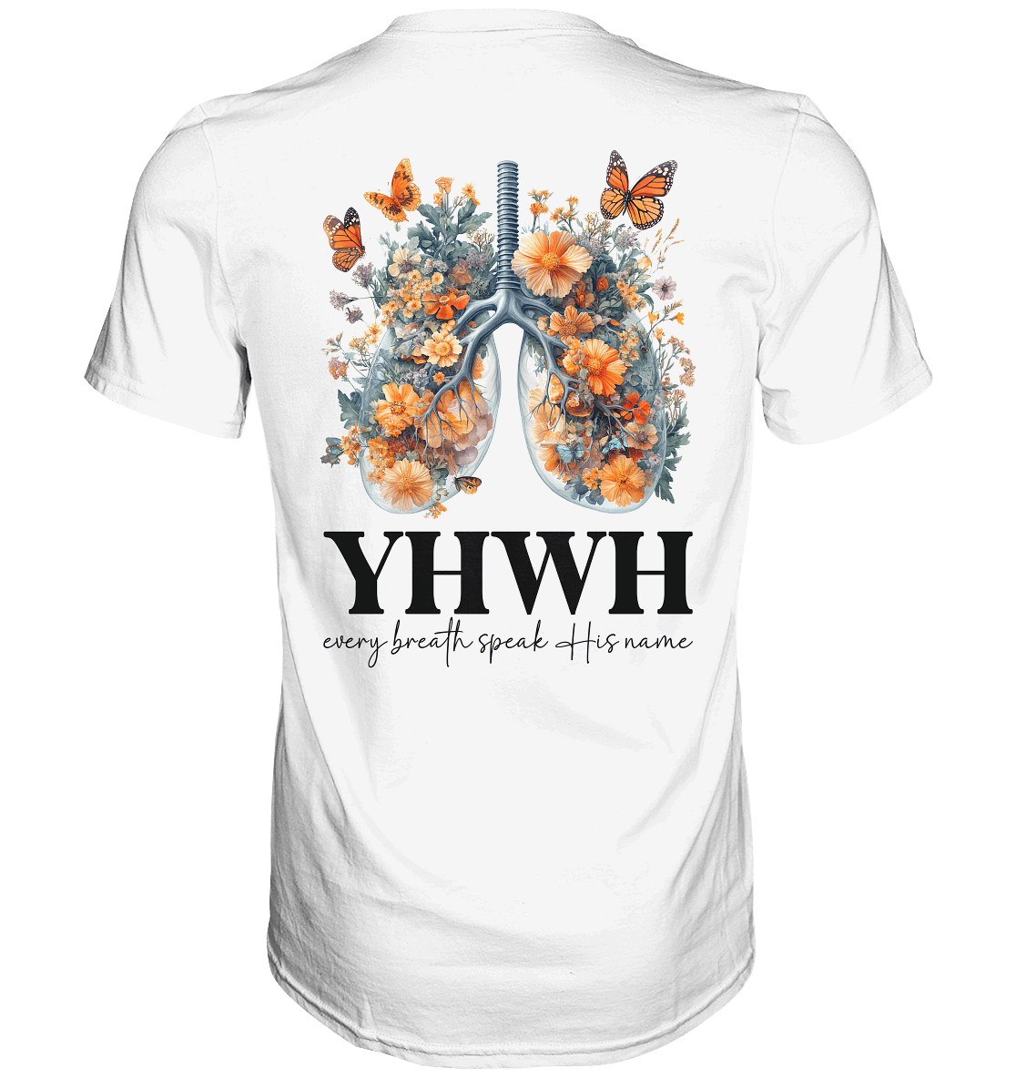 Every Breath Speak His Name – Leben, das Lobpreis atmet | Christliche Kleidung - Premium Shirt