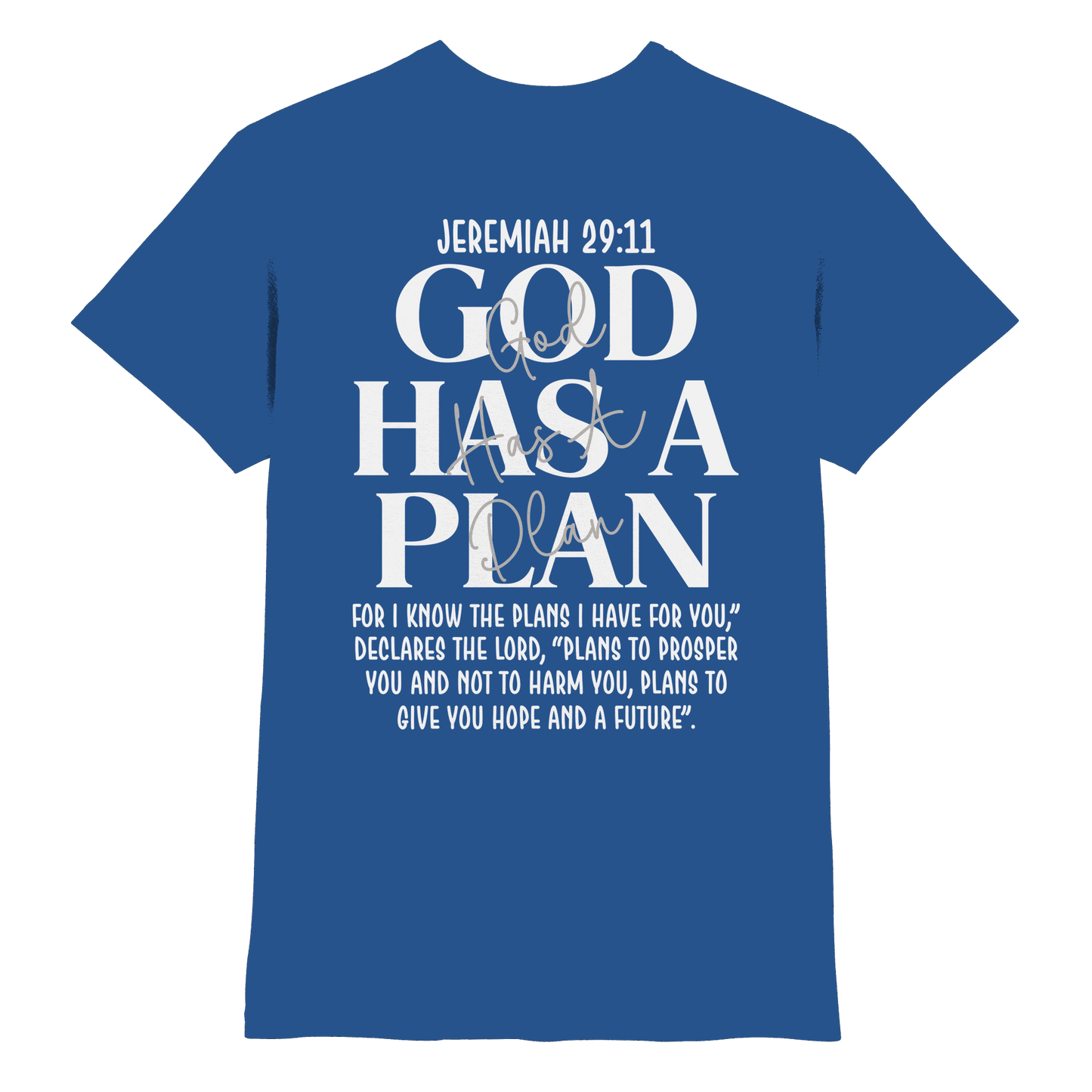 Jeremiah 29:11 – God Has a Plan | Christliches Design - Premium Shirt