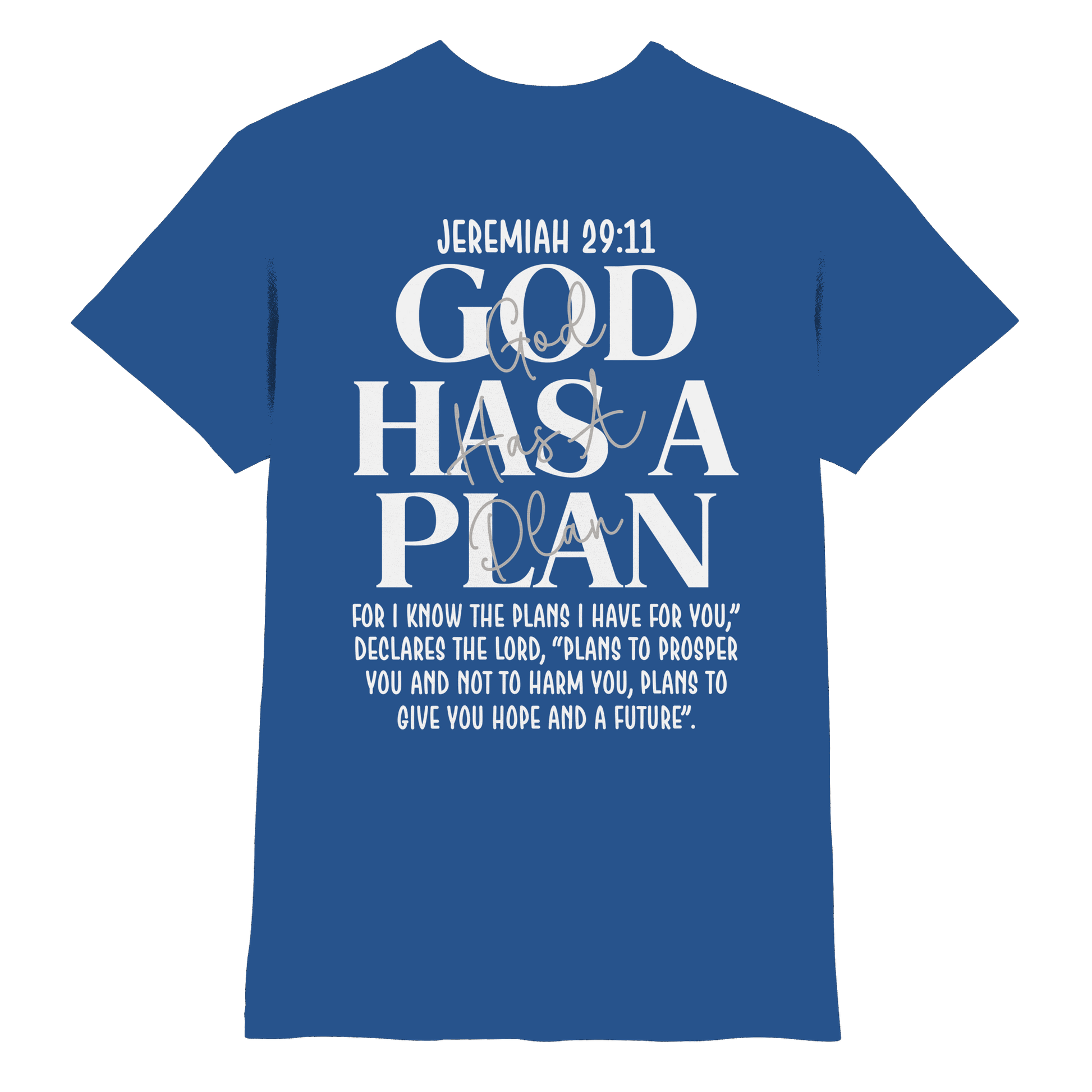 Jeremiah 29:11 – God Has a Plan | Christliches Design - Premium Shirt