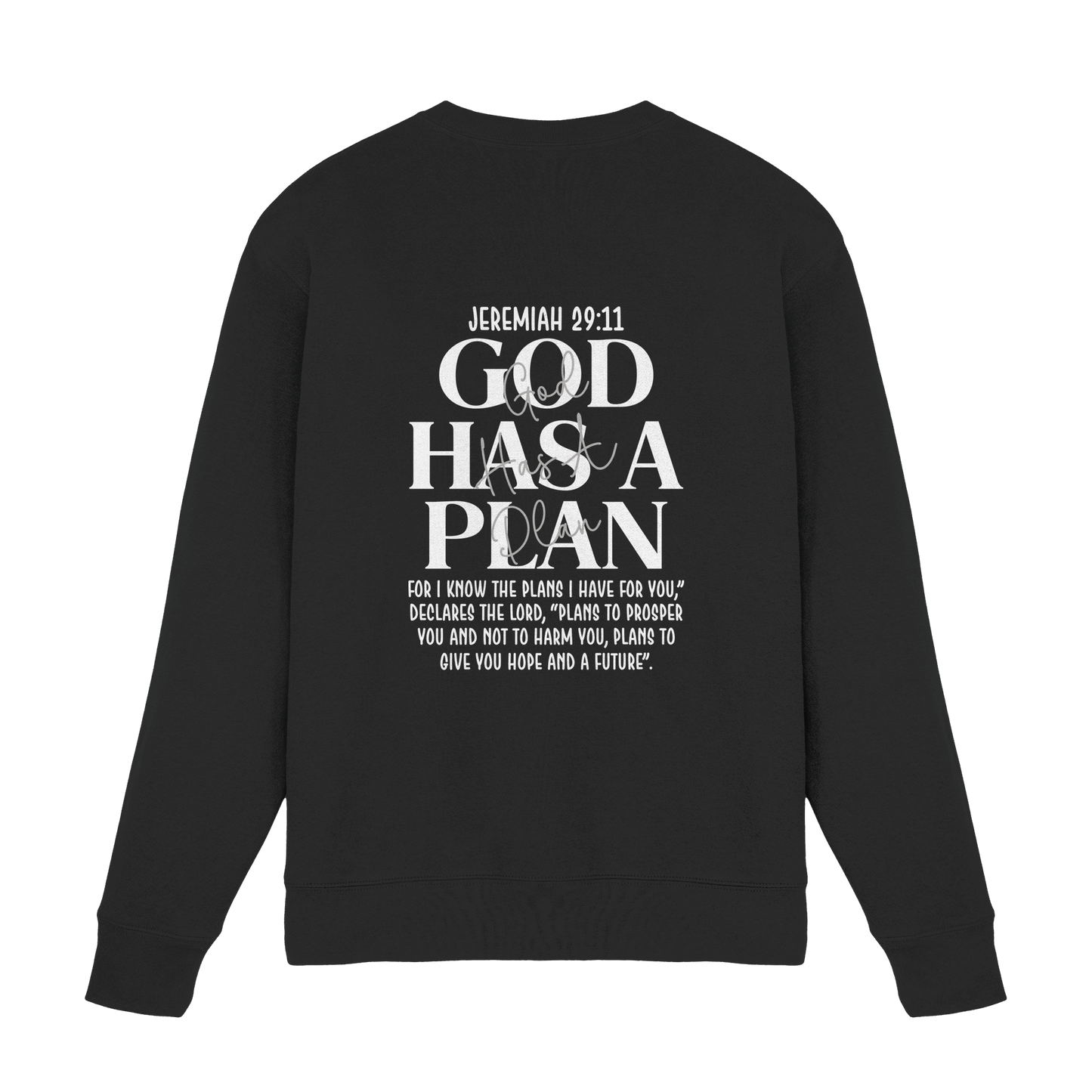 Jeremiah 29:11 – God Has a Plan | Christliches Design - Premium Sweatshirt