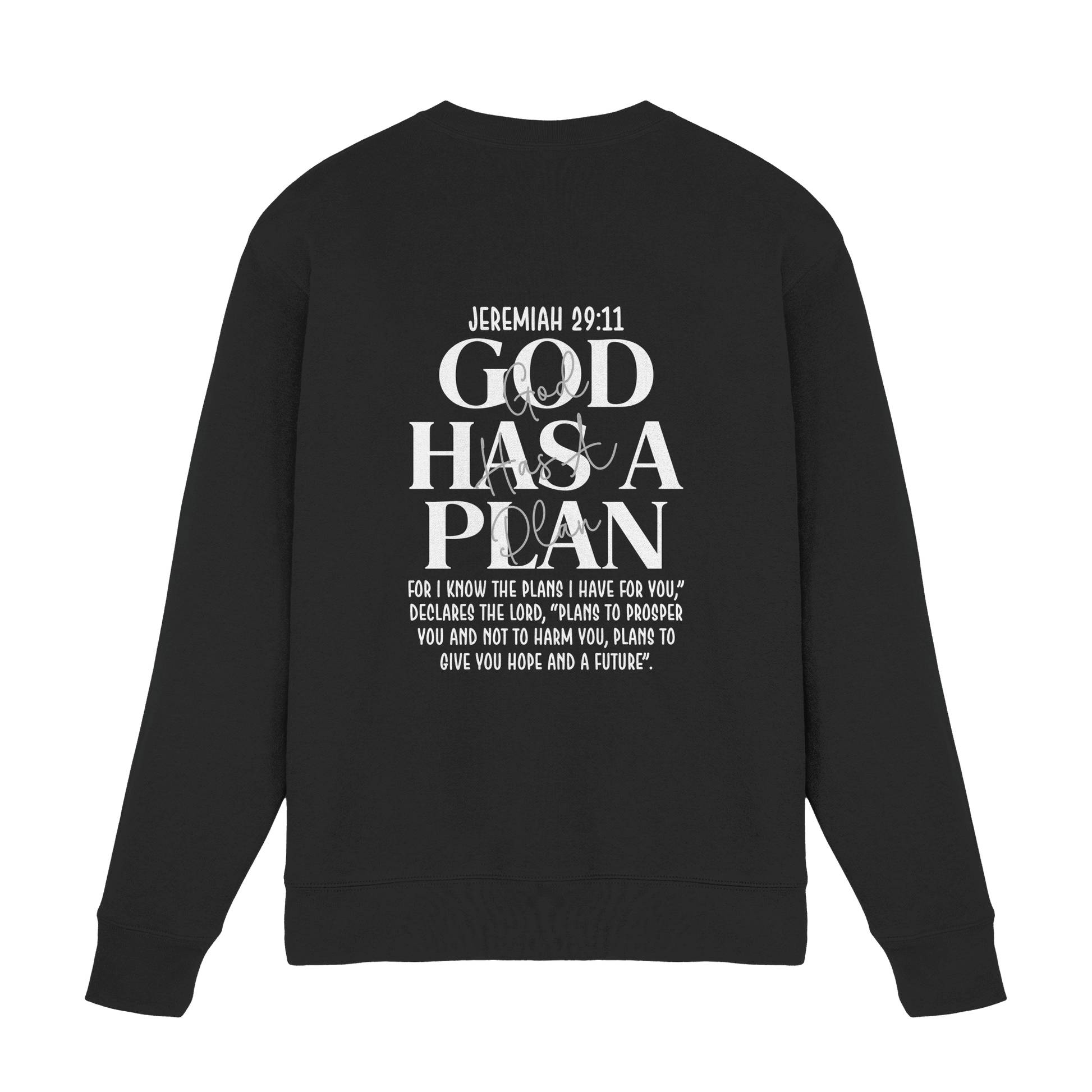 Jeremiah 29:11 – God Has a Plan | Christliches Design - Premium Sweatshirt