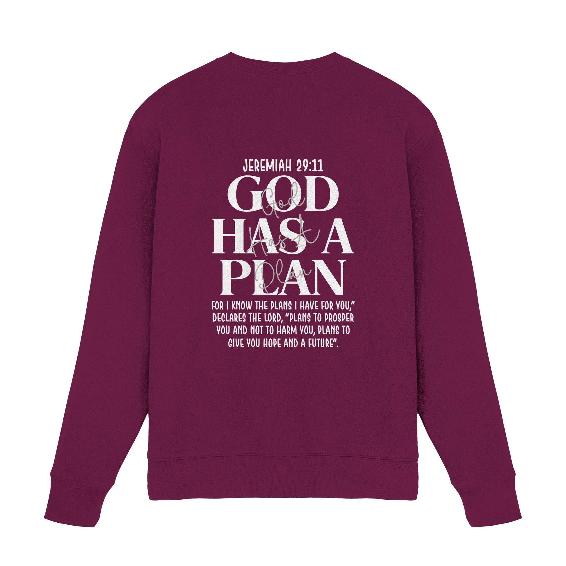Jeremiah 29:11 – God Has a Plan | Christliches Design - Premium Sweatshirt
